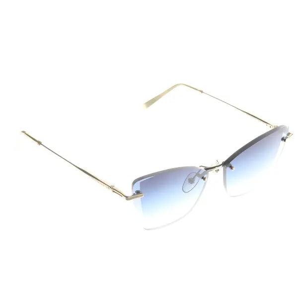 Sonnenbrille, in Gold, Kunststoff / Metall, Longchamp