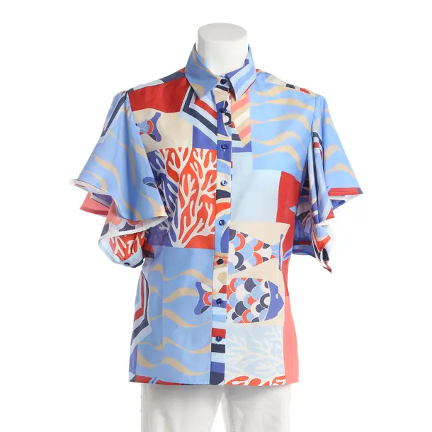 Blouse, in Multicolored, Cotton, Talbot Runhof