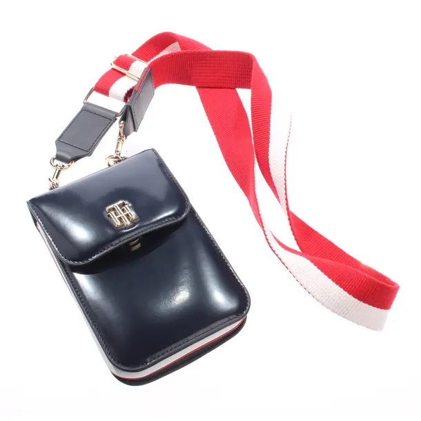 Handytasche, in Navy, Leder, Tommy Hilfiger