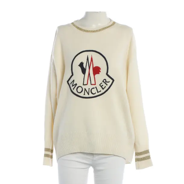 Pullover, in Cream, Wolle, Moncler