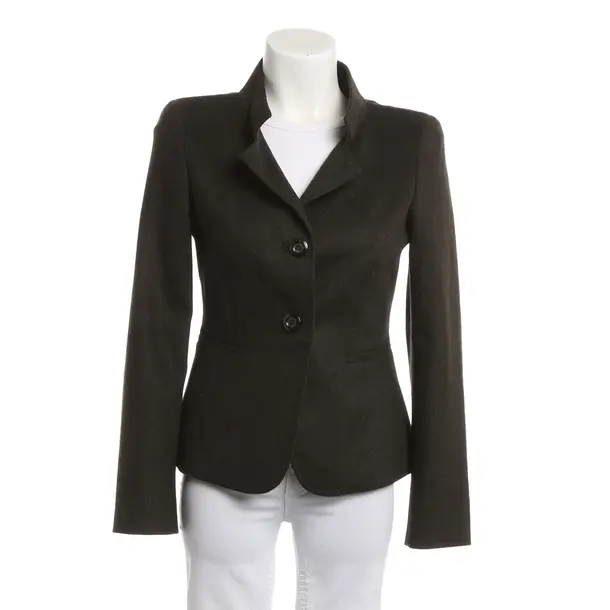 Blazer, in Dunkelgrün, Wolle, Max Mara