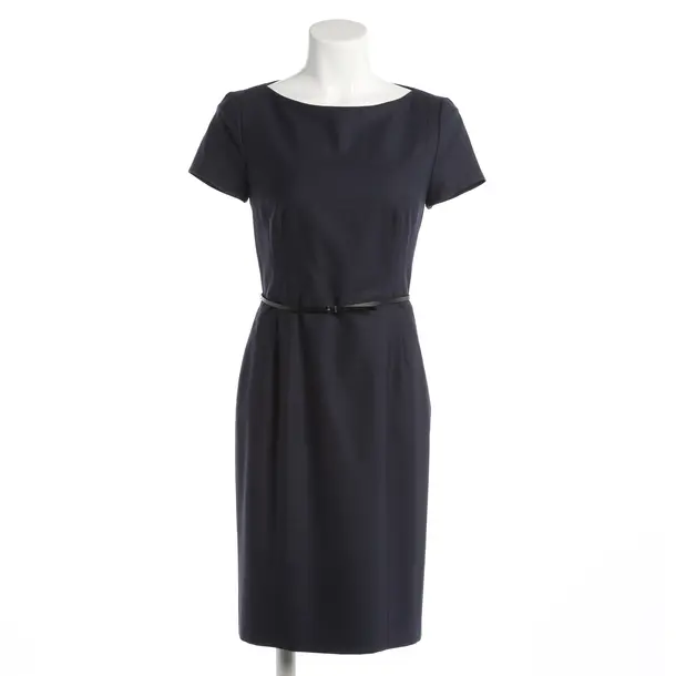 Sheath Dress, in Navy, Cotton, Hugo Boss Black Label