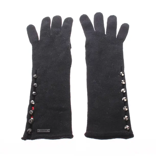 Gloves, in Black, Wool, Hugo Boss Red Label