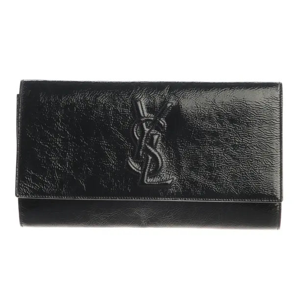 Pochette, in Blu, Pelle, Saint Laurent