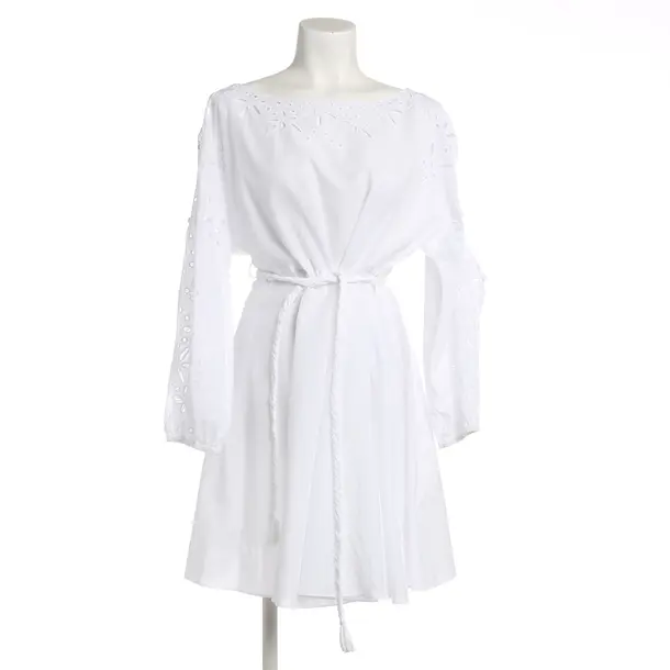 Dress, in White, Cotton, Marc Cain