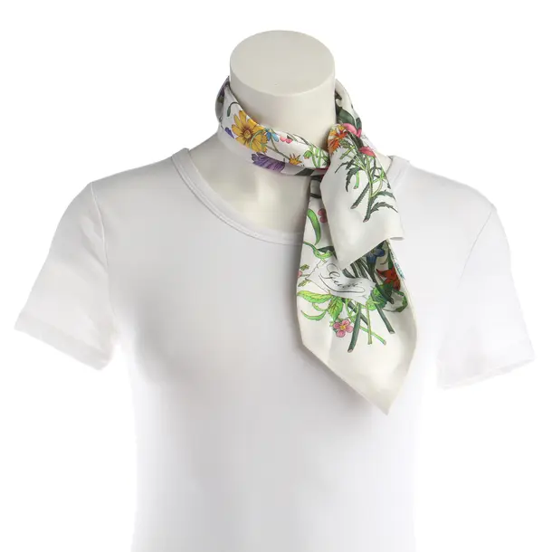 Shawl, in Multicolored, Silk, Gucci