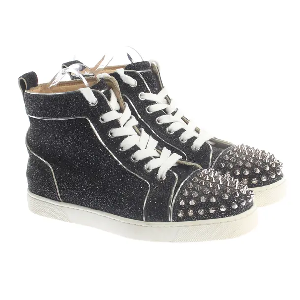 High-Top Sneakers, in Black, Christian Louboutin