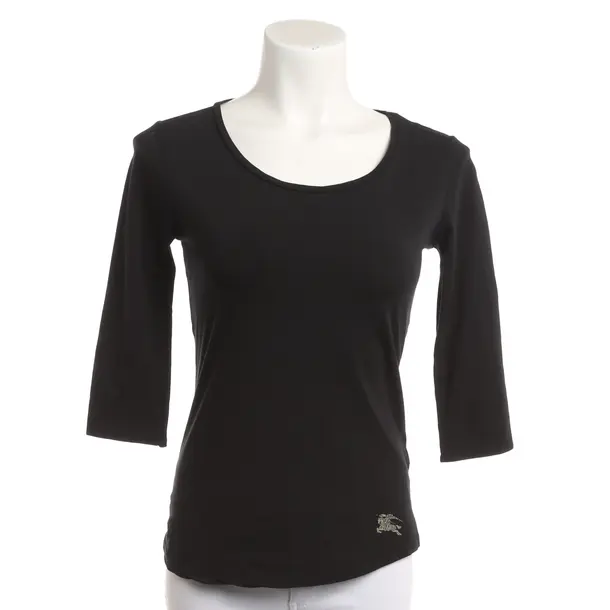 Long Sleeve Shirt, in Black, Cotton, Burberry Brit