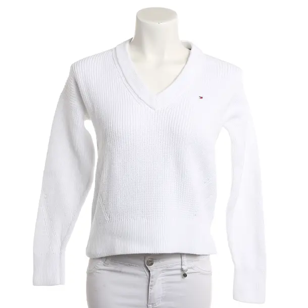 Jumper, in White, Cotton, Tommy Hilfiger