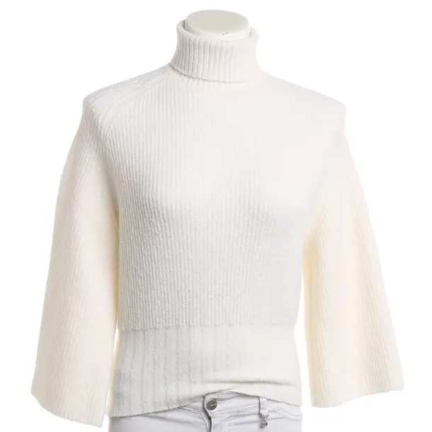 Jumper, in Cream, Wool, Emporio Armani