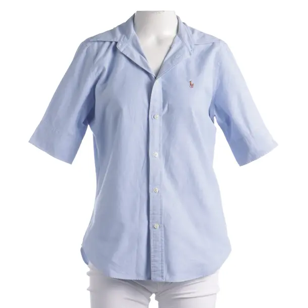 Bluse, in Hellblau, Baumwolle, Polo Ralph Lauren