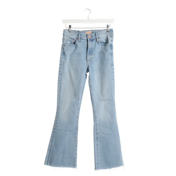Jeans Flared, in Hellblau, Baumwolle, Mother