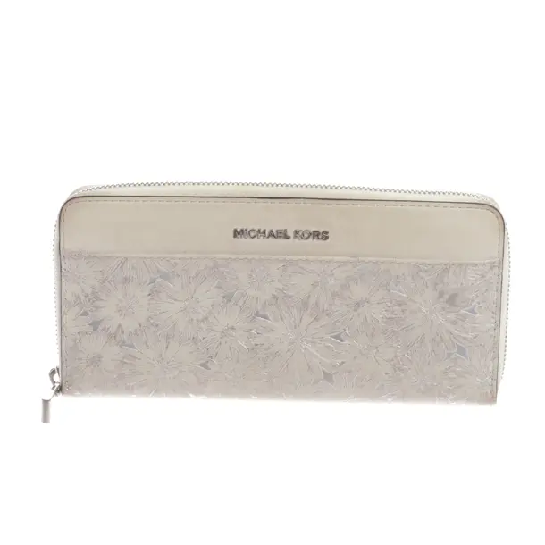 Geldbörse, in Beige, Leder, Michael Kors