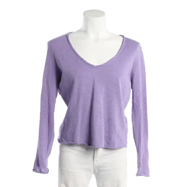 Long Sleeve Shirt, in Purple, Cotton, American Vintage