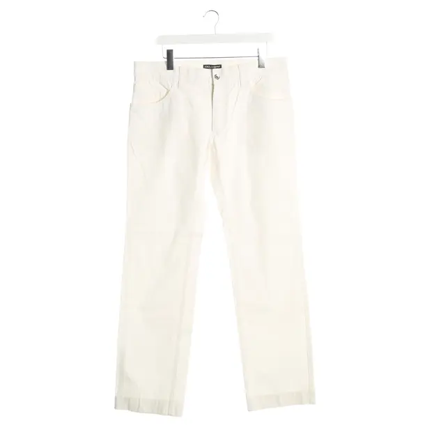 Hose, in Weiß, Baumwolle, Dolce & Gabbana