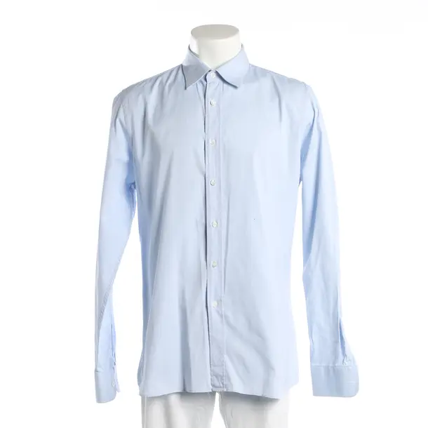 Shirt, in Light Blue, Cotton, Prada