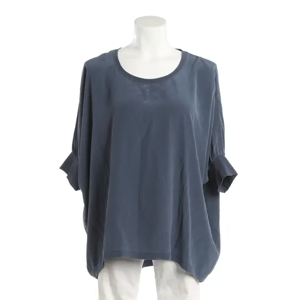 Bluse, in Navy, Seide, Closed