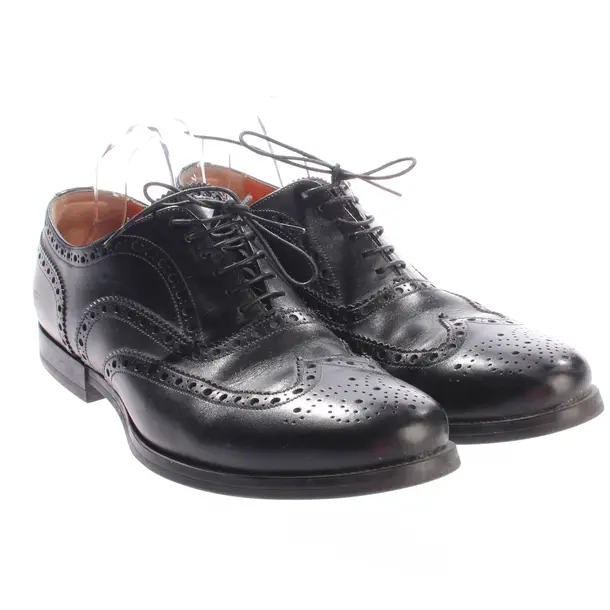 Halbschuhe, in Schwarz, Santoni