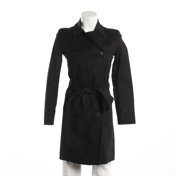 Cappotto mezza stagione, in Nero, Cotone, Hugo Boss Etichetta Rossa