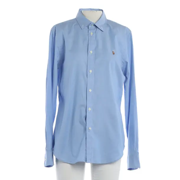Blouse, in Light Blue, Cotton, Polo Ralph Lauren