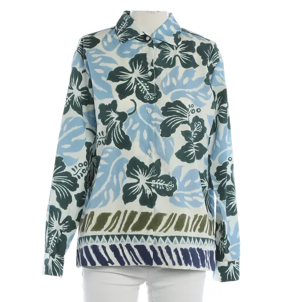 Blouse, in Multicolored, Cotton, Prada