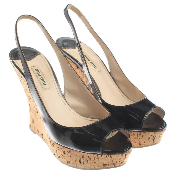 Wedges, in Schwarz, Miu Miu