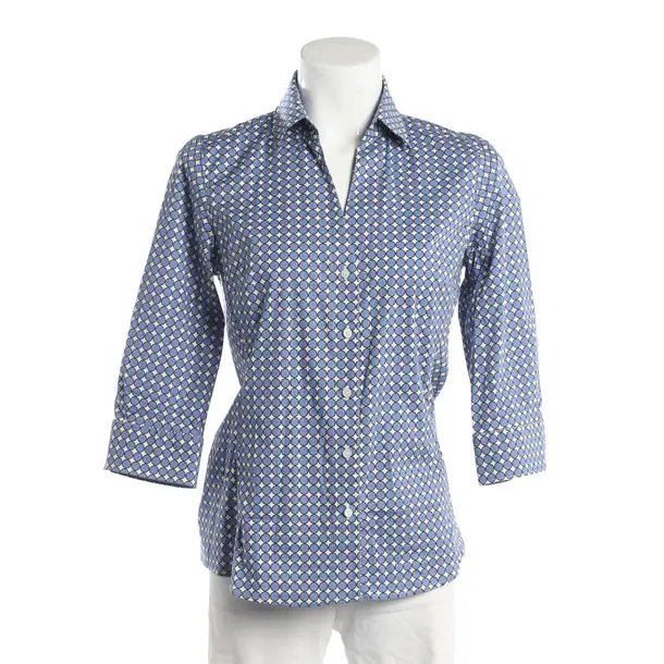 Bluse, in Blau, Baumwolle, Caliban