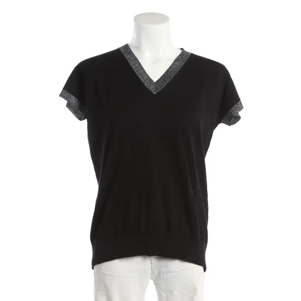 Shirt, in Black, Viscose, Fabiana Filippi
