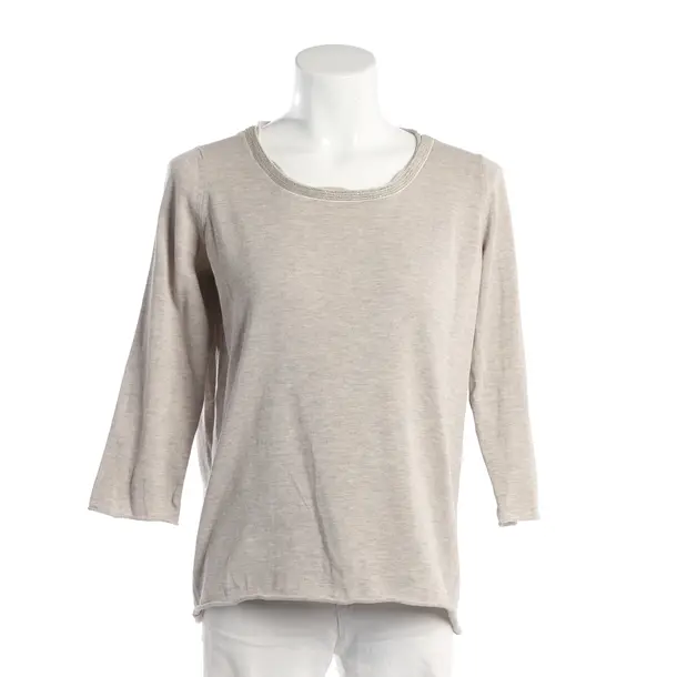 Longsleeve, in Hellgrau, Baumwolle, Fabiana Filippi