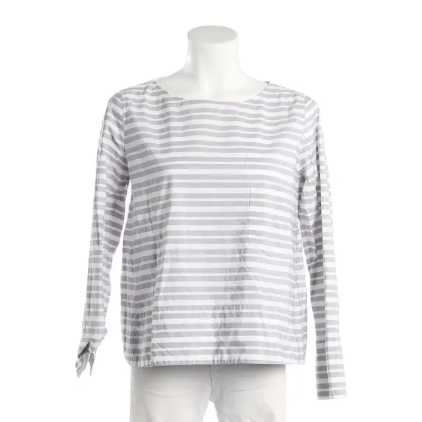 Blouse, in Gray, Cotton, Odeeh