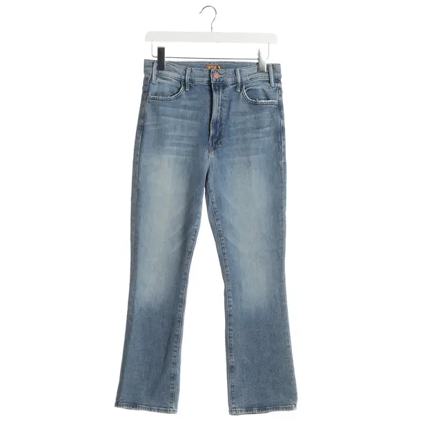 Slim Fit Jeans, in Blue, Cotton, Mother