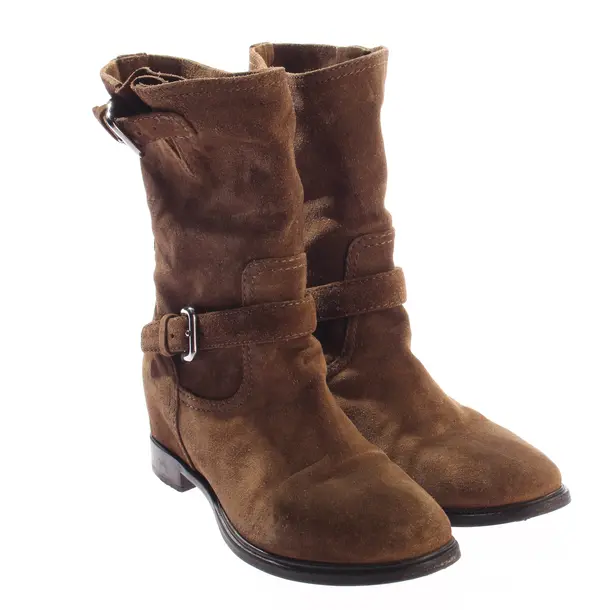 Ankle Boots, in Light Brown, Prada Linea Rossa