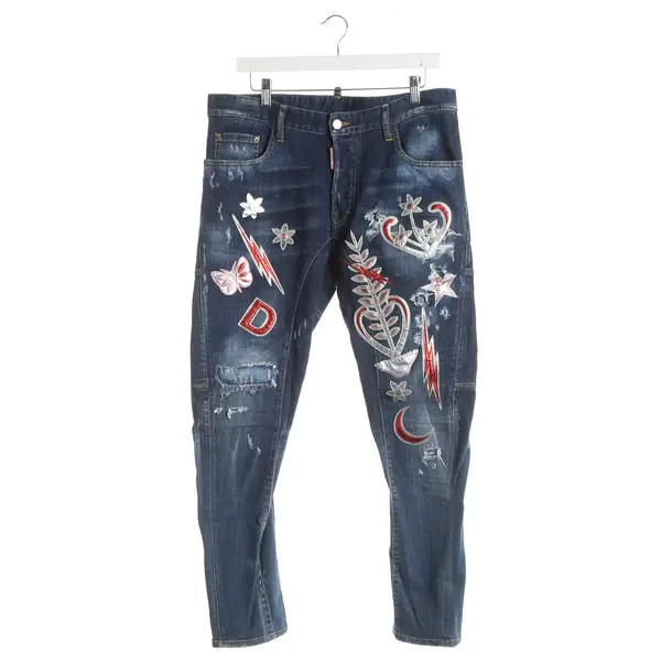 Slim Fit Jeans, in Navy, Cotton, Dsquared