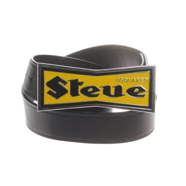 Belt, in Black, Leather, Dsquared