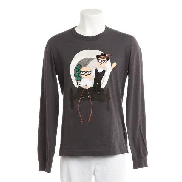 Long Sleeve Shirt, in Multicolored, Cotton, Dolce & Gabbana