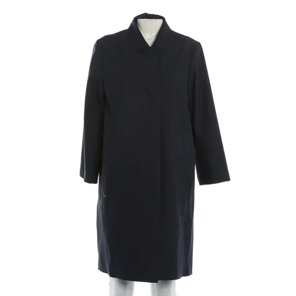 Mid-Season Coat, in Navy, Polyimide, Marc Cain