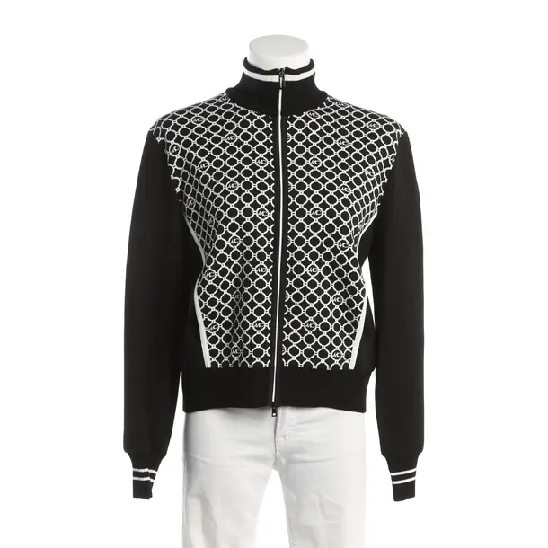 Zip-up Hoodie, in Black, Cotton, Marc Cain Sports