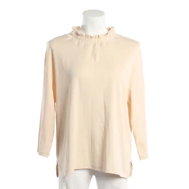 Long Sleeve Shirt, in Cream, Cotton, Marc Cain