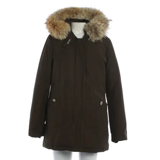 Winter Jacket, in Brown, Cotton, Woolrich