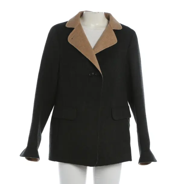 Übergangsjacke, in Dunkelgrau, Wolle, Akris