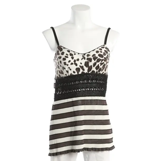 Top, in Dunkelbraun, Baumwolle, Marc Cain