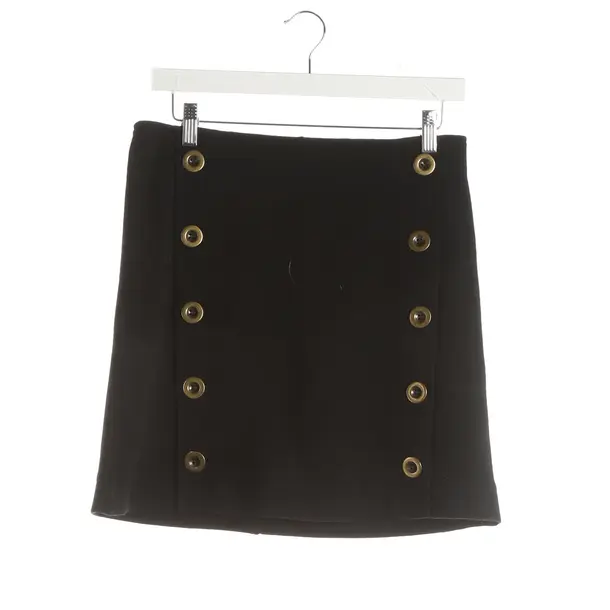 Rock, in Schwarz, Wolle, Chloé