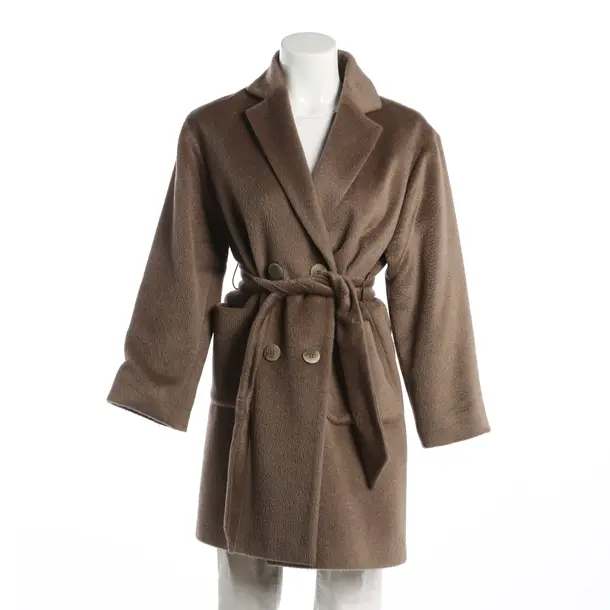 Übergangsmantel, in Hellbraun, Wolle, Tagliatore