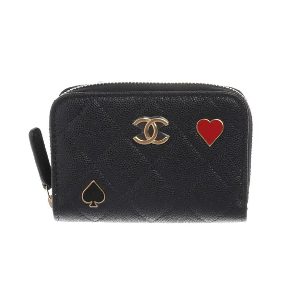 Wallet, in Navy, Leather, Chanel