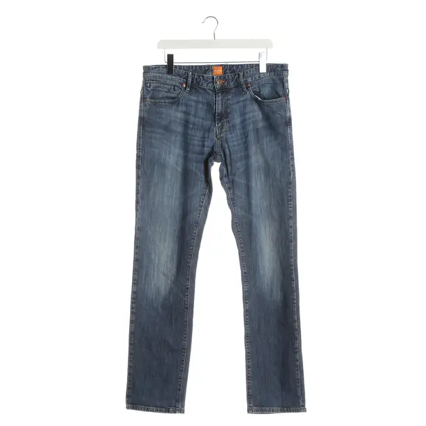 Jeans slim fit, in Blu, Cotone, Hugo Boss Arancione