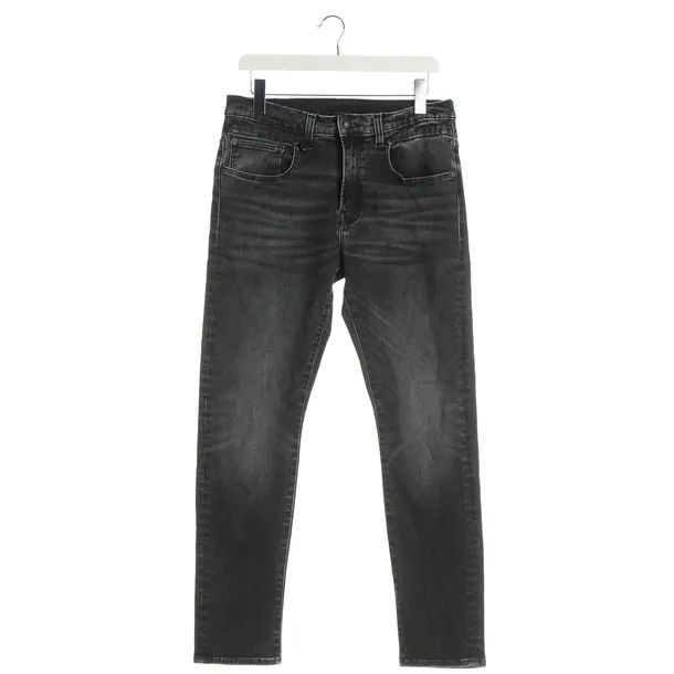 Slim Fit Jeans, in Dark Gray, Cotton, R13