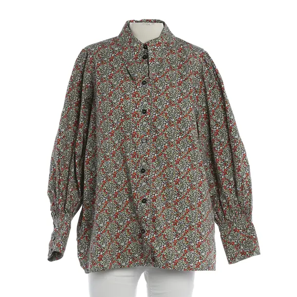 Blouse, in Multicolored, Cotton, Ganni