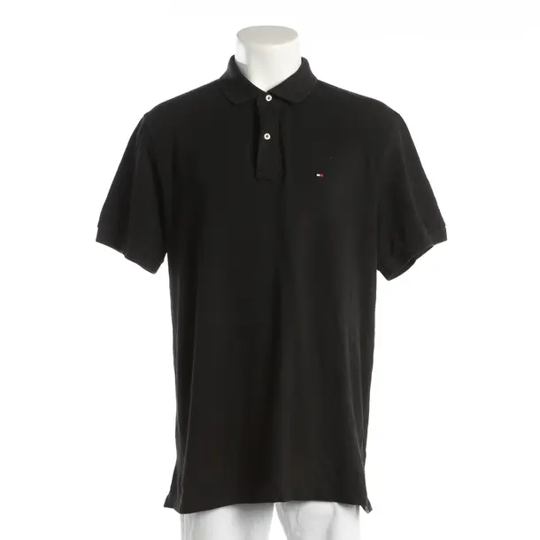 Polo Shirt, in Black, Cotton, Tommy Hilfiger