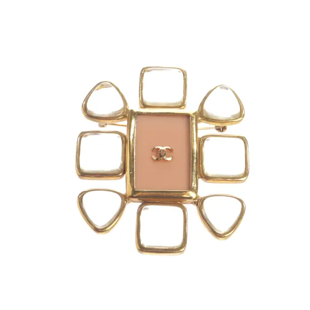 Brooch, in Multicolored, Metal (metallic, metallized), Chanel