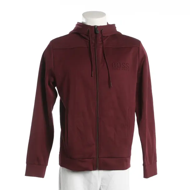 Sweatjacke, in Bordeaux, Baumwolle, Hugo Boss Green